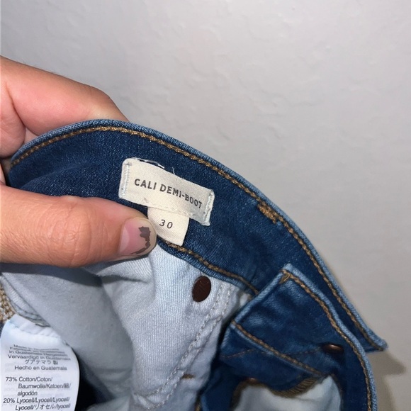 Madewell Cali Demi-Boot Boot Jean Size 30 - Picture 5 of 5